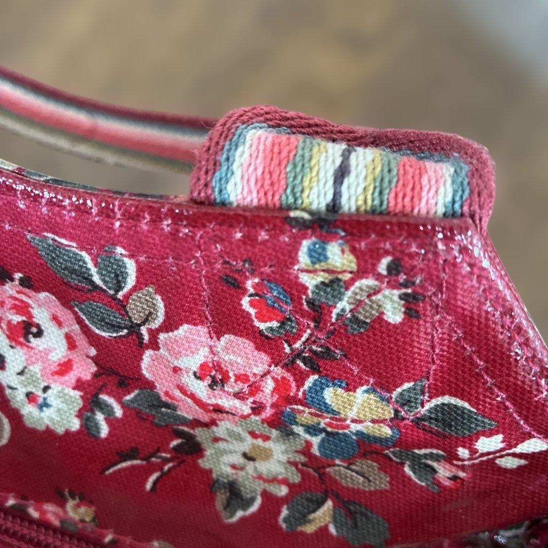 Cath Kidston ハンドバッグ 花柄 レッド — image 4