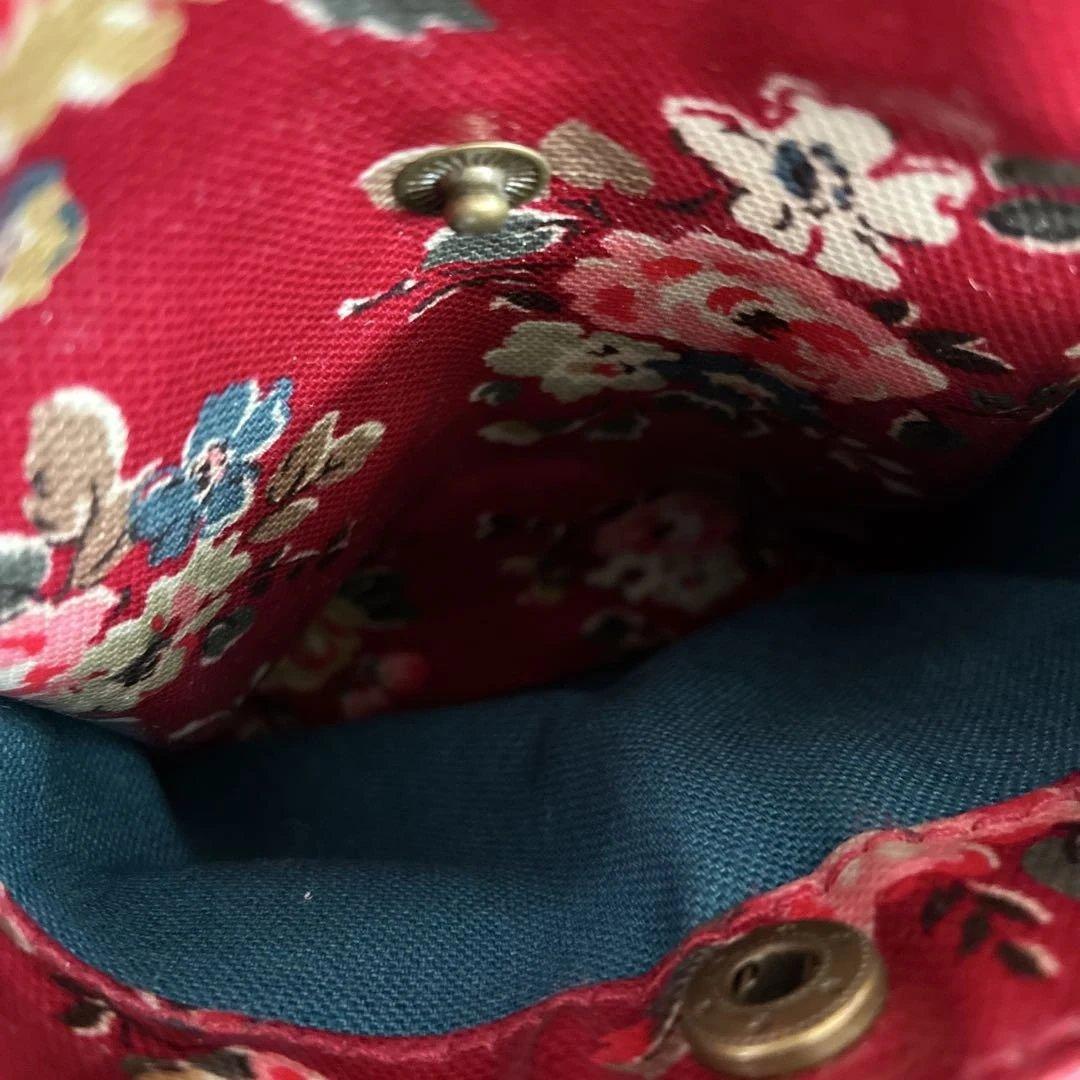 Cath Kidston ハンドバッグ 花柄 レッド — image 5