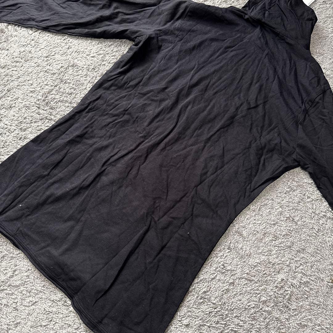 パオデロ paodelo ハイネックコンパクト長袖tシャツ黒M 新品 — image 3