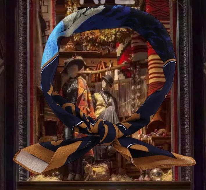 【新品未使用】Double RL RRL バンダナ 帆船柄 ネイビー — image 5