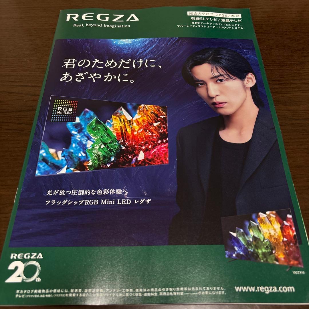 REGZA 目黒蓮さん　2026/春夏　総合カタログ&キャンペーンチラシ　計６点 — image 2