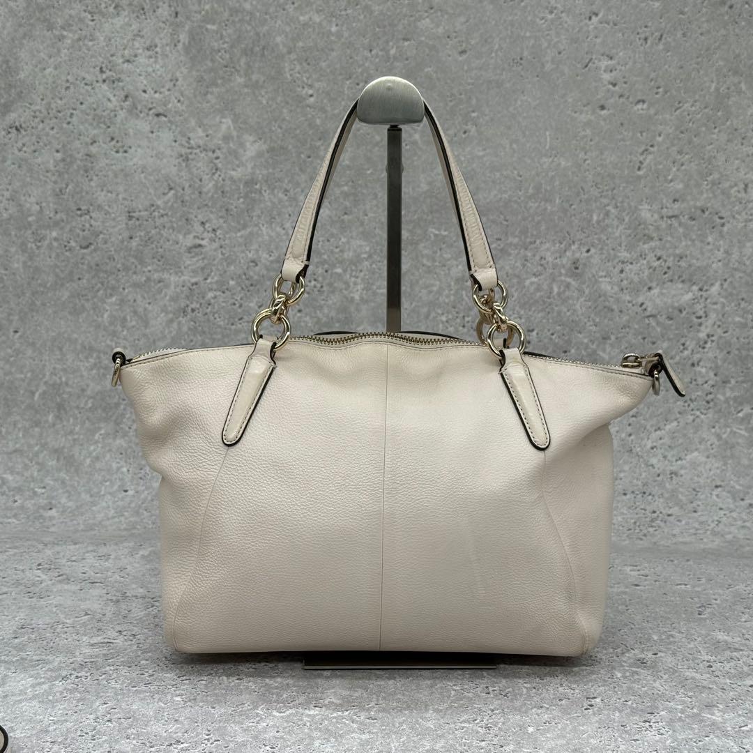 COACH Bag Kelsey Pebbled Leather Ivory — image 2