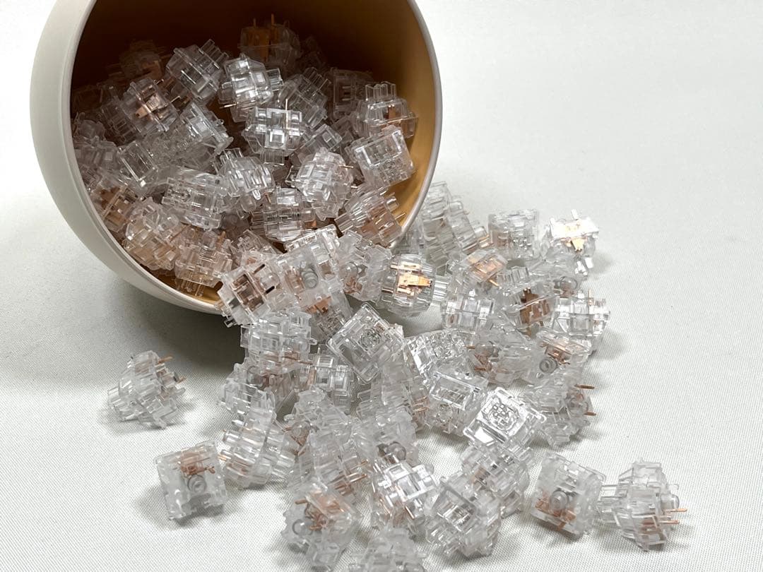 新品 Outemu Ice Snow サイレントリニアスイッチ 90個 — image 2