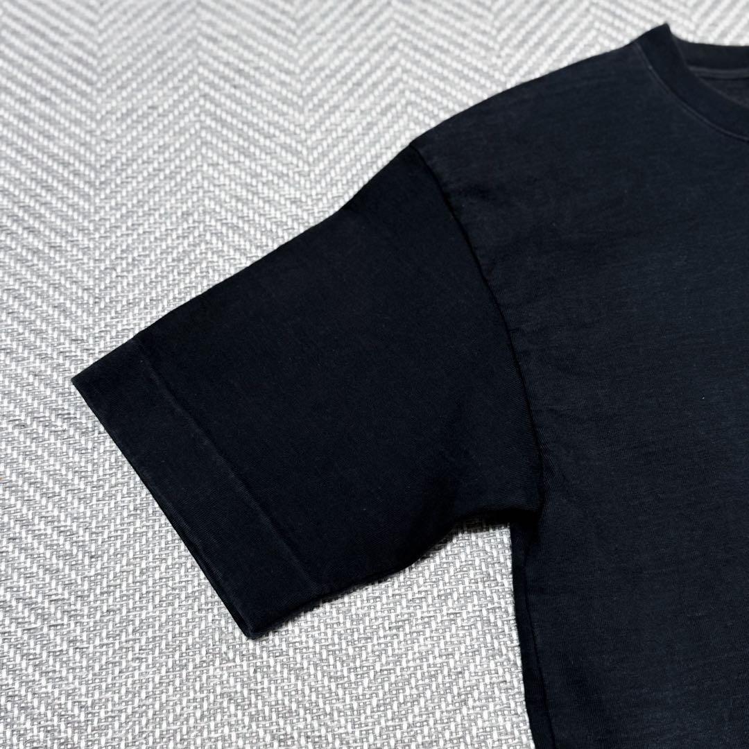 美品 オーラリー 名作 STAND UP Tee ブラック 1サイズ — image 4