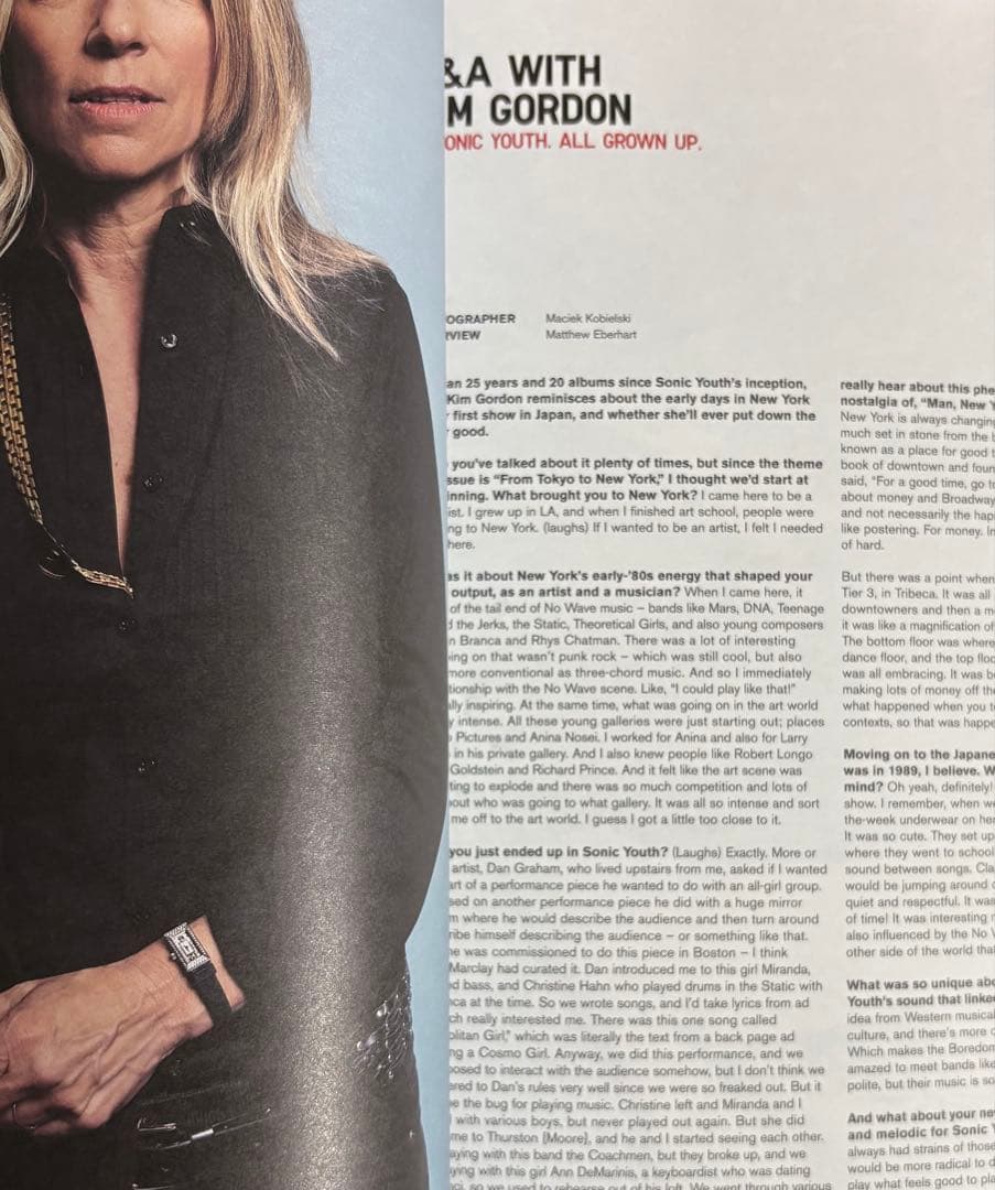 UNIQLO PAPER Kim Gordon — image 3