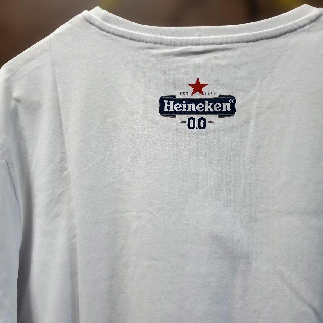 ◇Heineken Tシャツ◇ホワイト◇ENJOY◇Lサイズ◇綿100%◇ — image 5
