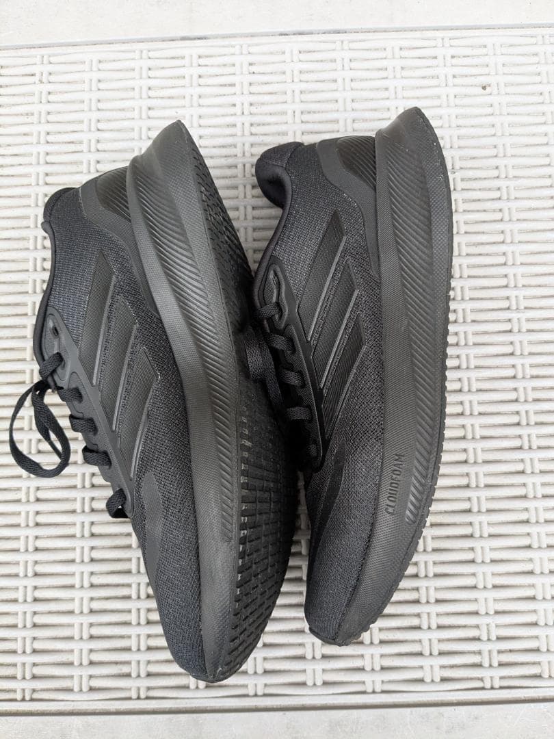【26.5cm】Adidas RUNFALCON 5 WIDE BLK — image 4