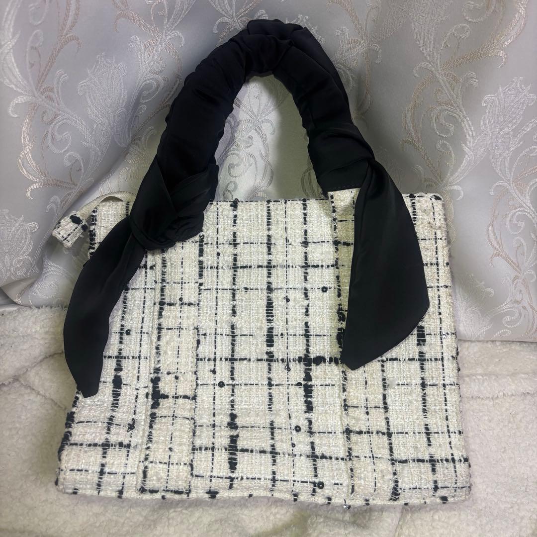 NICE CLAUP ギャザーハンドルミニトートバッグ — image 3