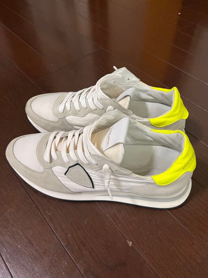 PHILIPPE MODEL スニーカー ホワイト ネオンイエロー — image 2