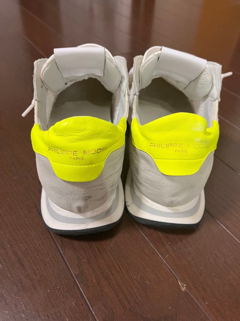 PHILIPPE MODEL スニーカー ホワイト ネオンイエロー — image 3
