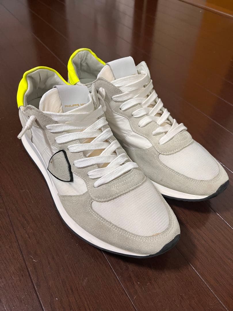 PHILIPPE MODEL スニーカー ホワイト ネオンイエロー — image 5