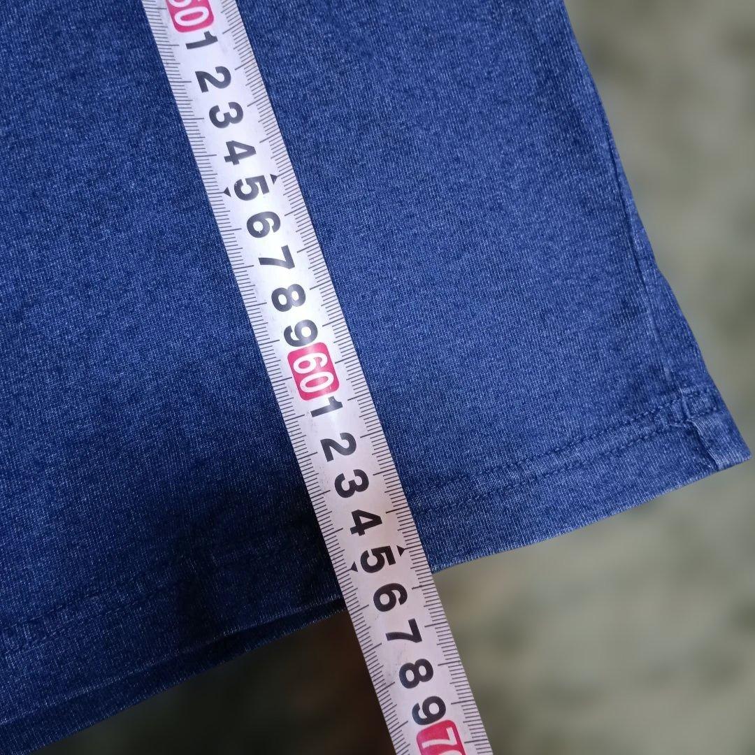 チャオパニック　フロントロゴ　タフネック　デニム調Tシャツ　Ｌ — image 2