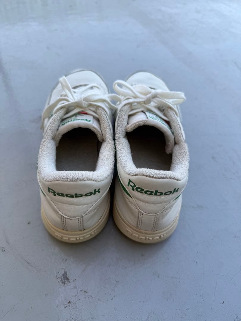 Reebok Club C 27.5cm ホワイト グリーン　レトロ　スニーカー — image 4