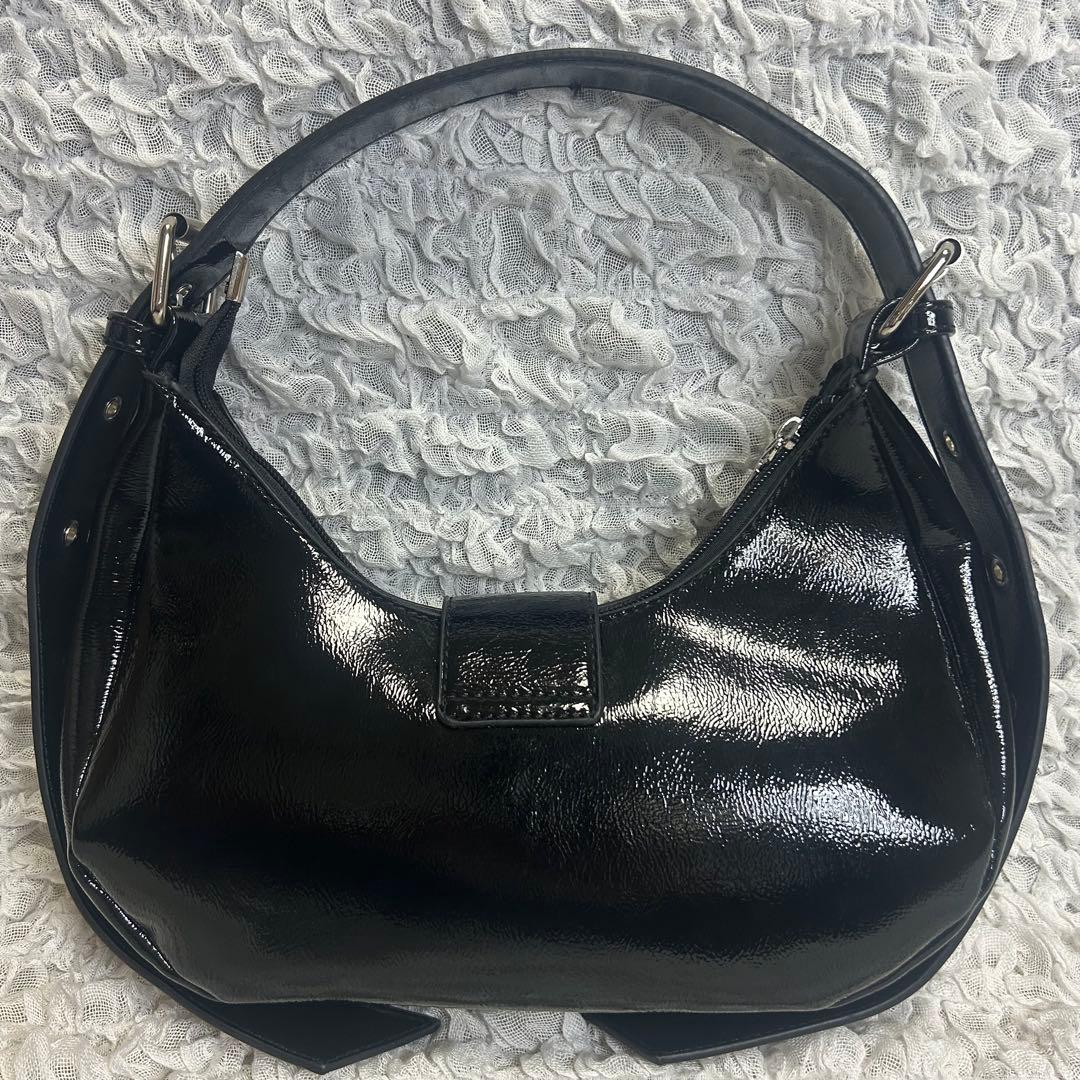 Y2K Studded Leather Shoulder Hand Bag — image 4