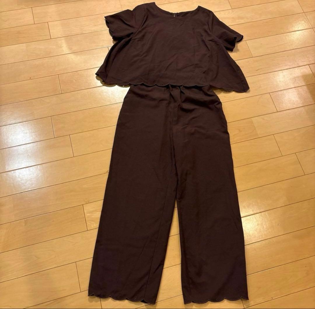 最終価格　EiiS 高山直子さんコラボ　リネンコンオールインワン ブラック — image 4