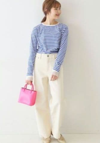 SLOBE IENA レイヤードスリーブロンTEE ボーダー — image 2
