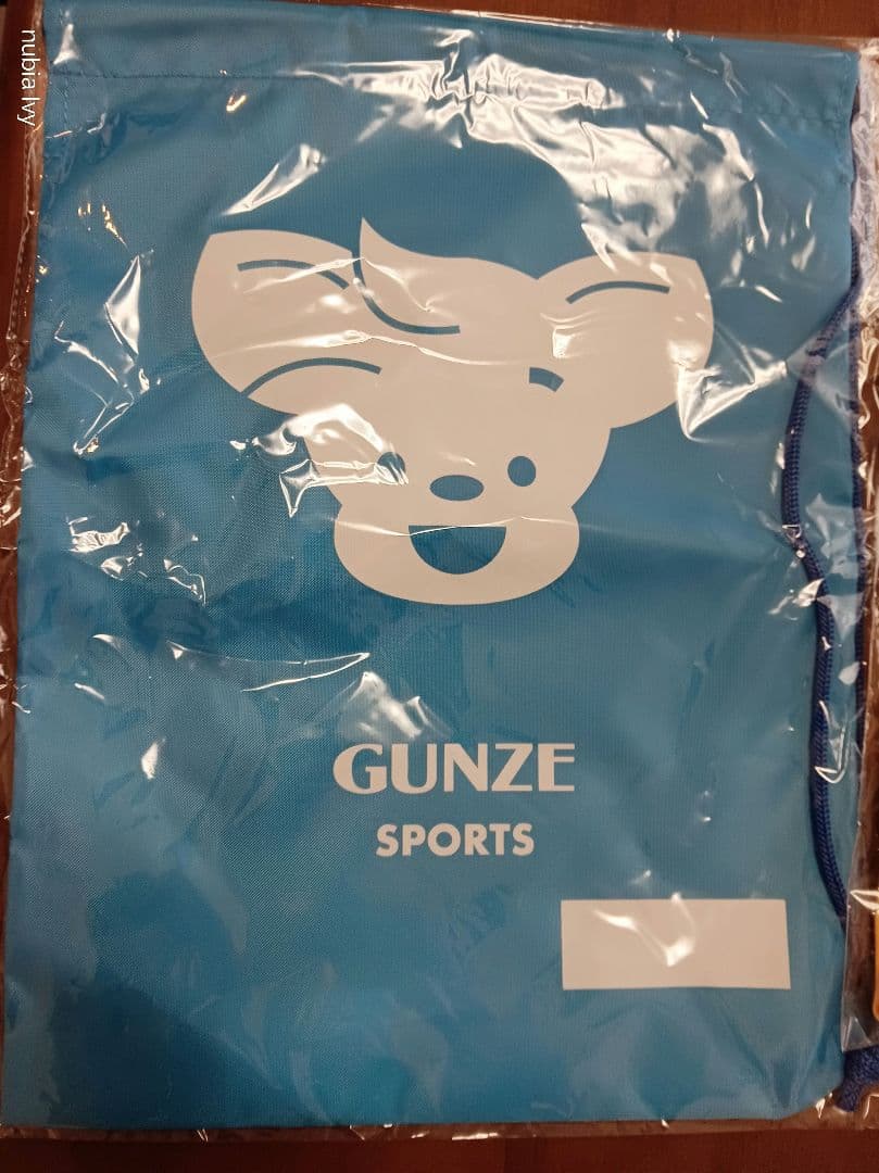GUNZE 黒 サイズ150　水着＋水泳キャップ　＋シューズ袋セット — image 5