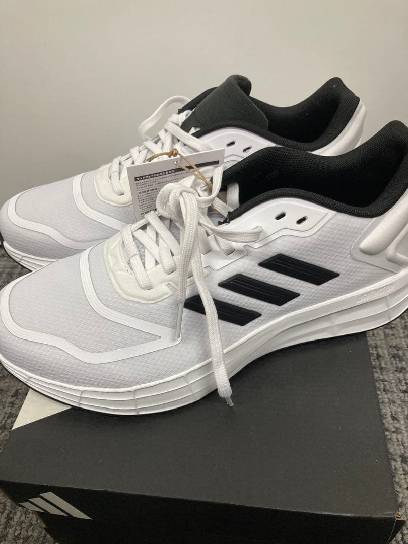 adidas スニーカー DURAMO 10 HQ4130 ホワイト ブラック — image 4