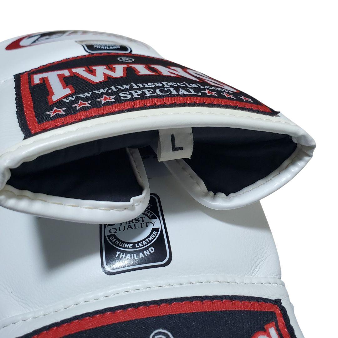 【状態良好】TWINS SPECIAL ボクシンググローブ ホワイト Lサイズ — image 5