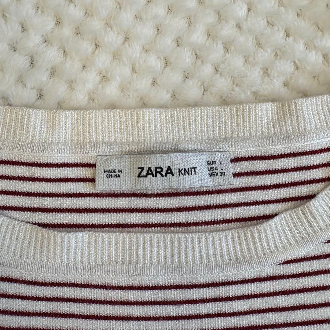 ZARA ボーダー　ニット 海外サイズ Lサイズ — image 3
