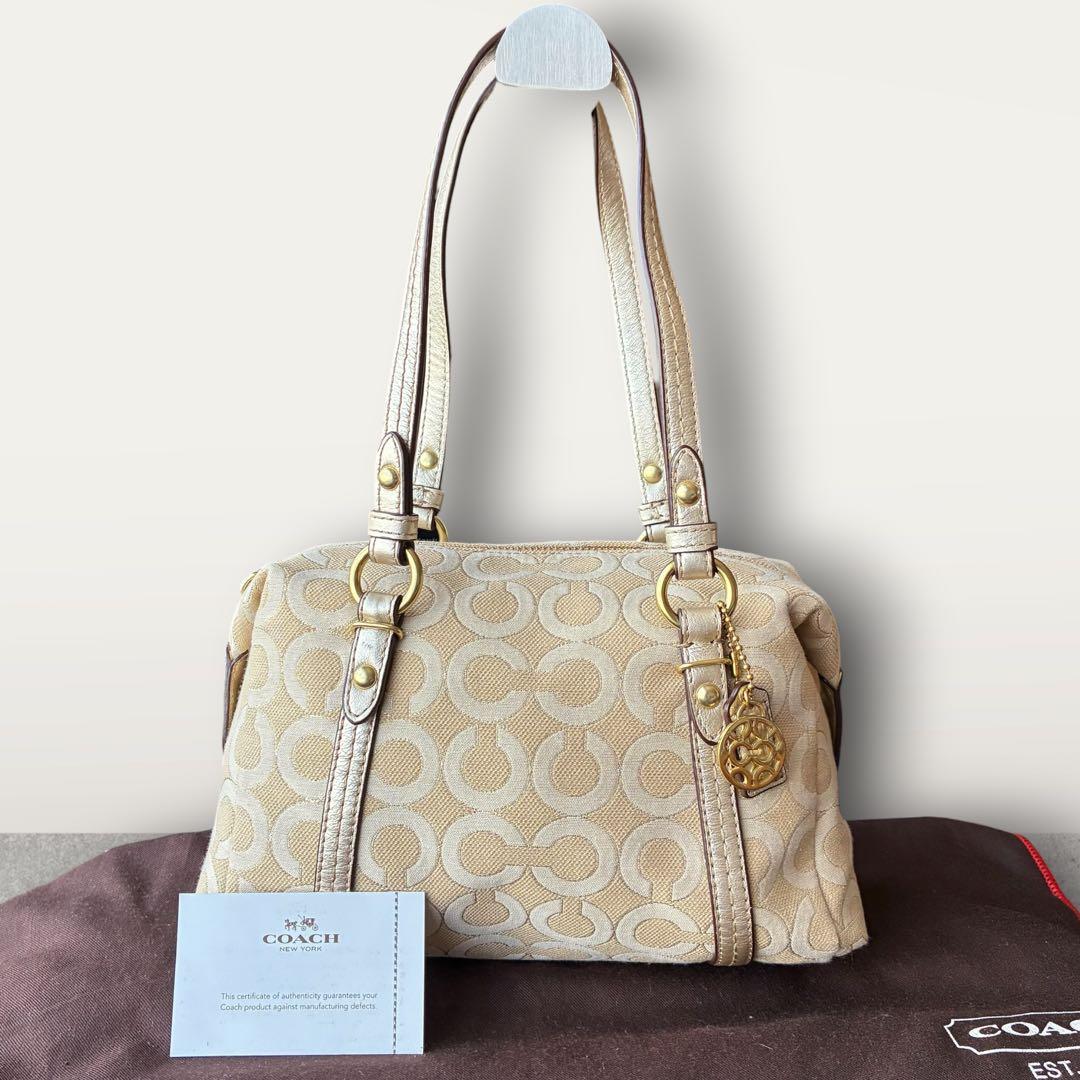 COACH コーチ ハンドバッグ アクセサリーポーチ ミニ オプアート — image 2