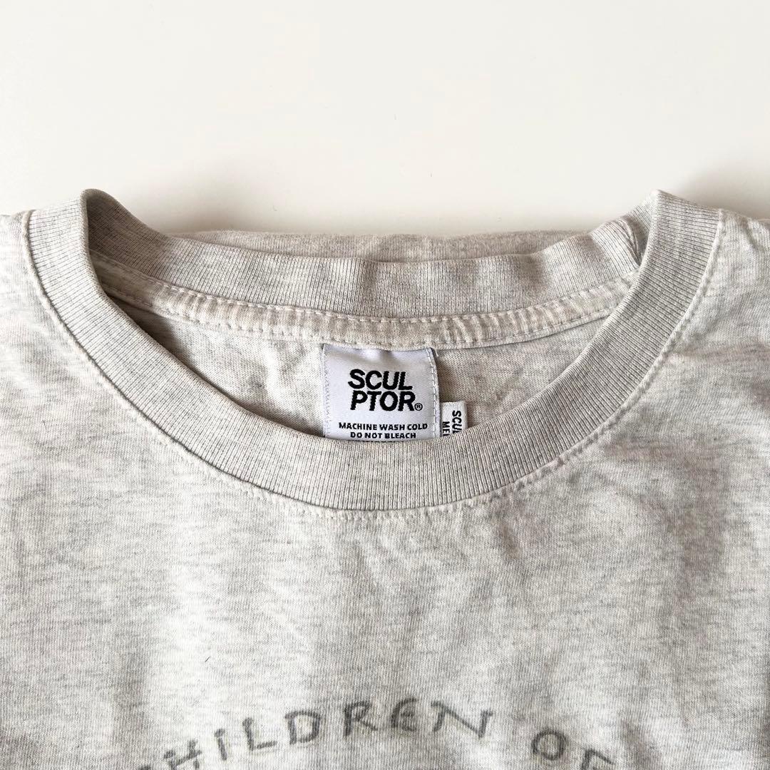 SCULPTOR パピーフレンズ Tシャツ グレー Mサイズ — image 2