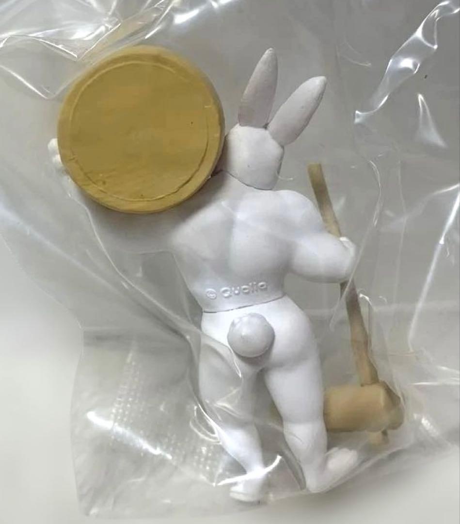 うさぎの餅つきんにく マスコット フィギュア 『臼もちうさぎ』 — image 4