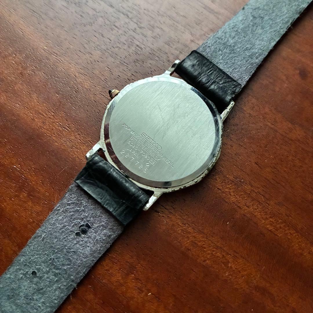 稼働　電池新品　seiko dolce ヴィンテージ　ウォッチ　vague — image 3