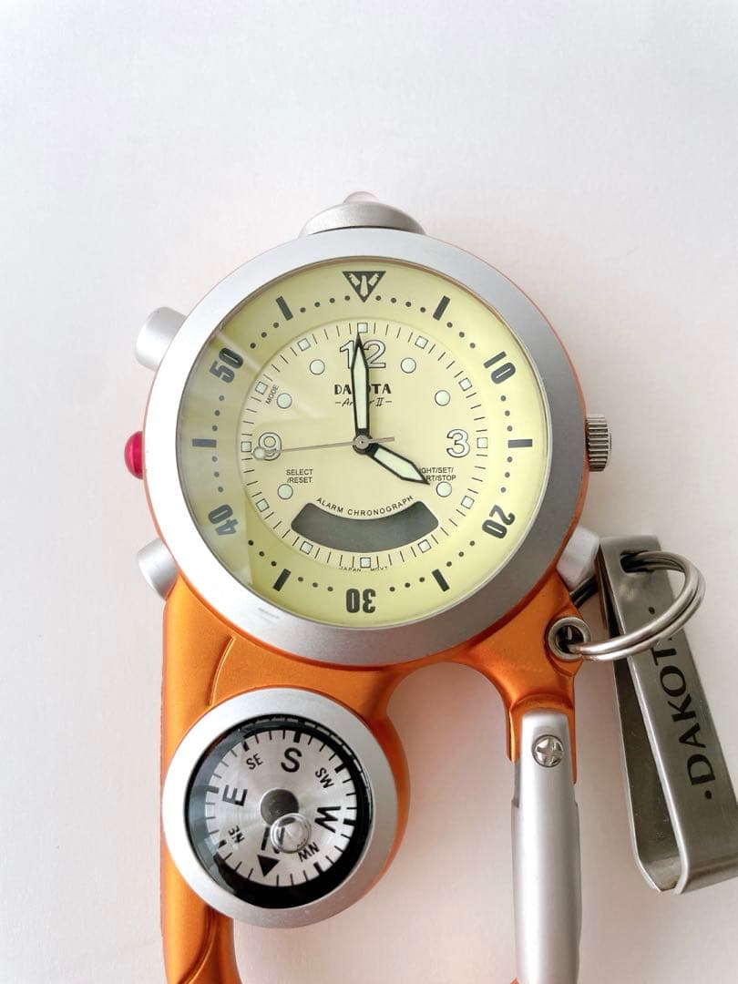【ジャンク品】ダコタ DAKOTA カラビナ時計 — image 2