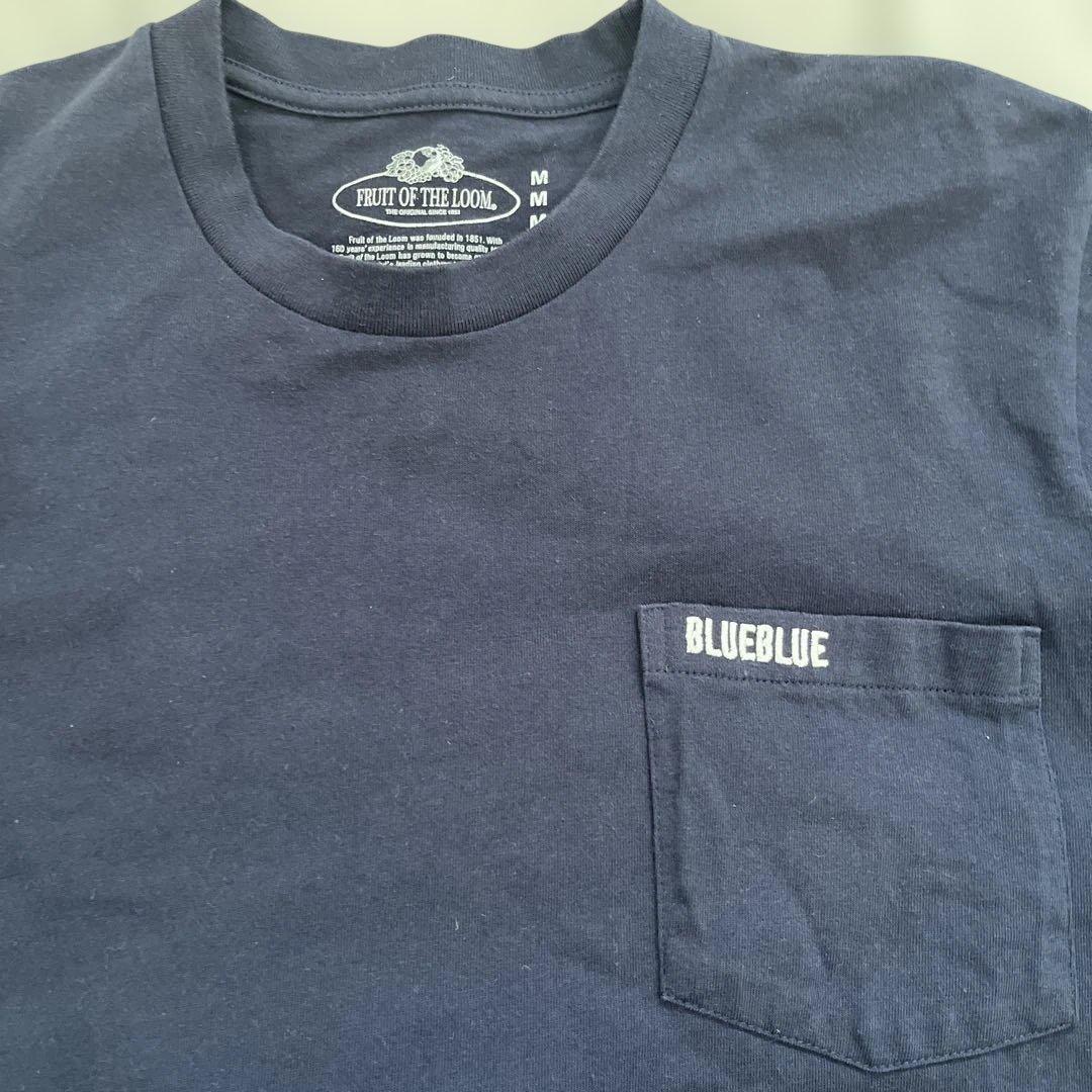 【美品】BlueBlue/FRUIT of TheLOOM ポケT ネイビー M — image 3