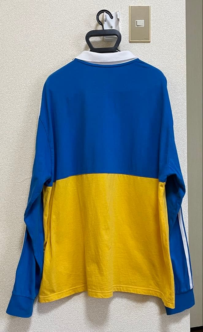 NERDY ポロシャツ ブルー イエロー 長袖　メンズ — image 2