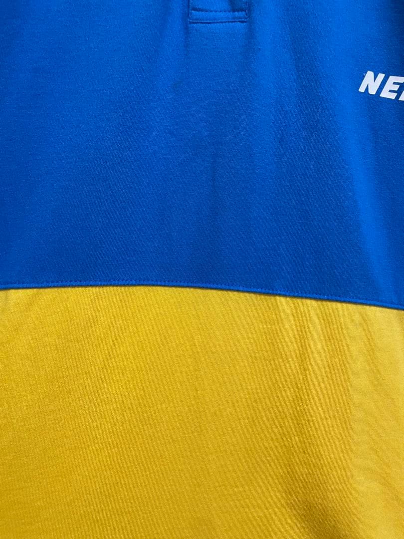 NERDY ポロシャツ ブルー イエロー 長袖　メンズ — image 5
