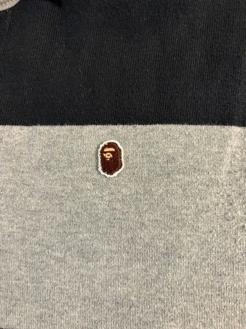 A BATHING APE ボーダー ポロシャツ　キムタク着用　NIGO期　M — image 3