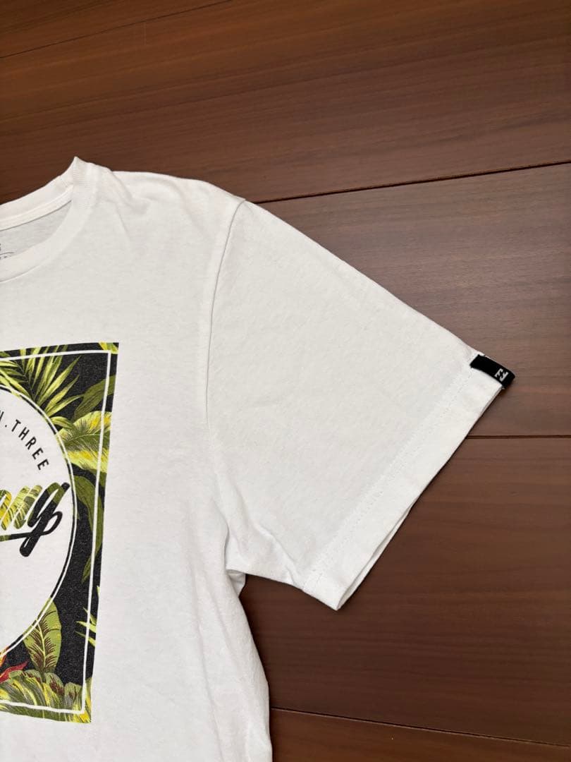 Billabong ボタニカル柄 Tシャツ ホワイト — image 3