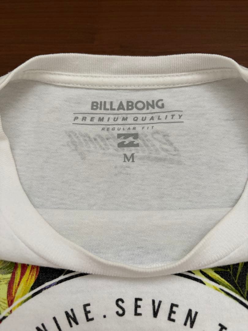 Billabong ボタニカル柄 Tシャツ ホワイト — image 4