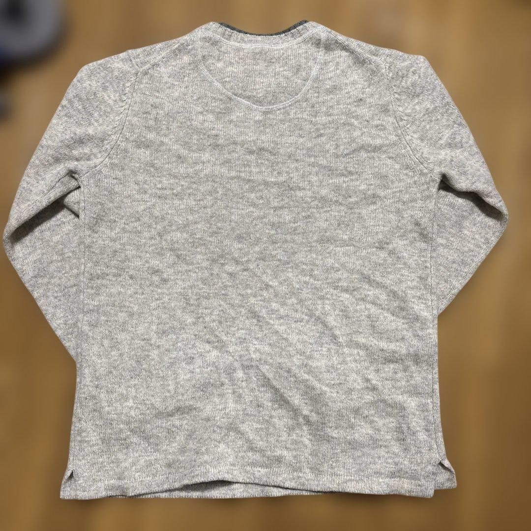 coen Lamb's Wool クルーネックニット グレー Sサイズ — image 2