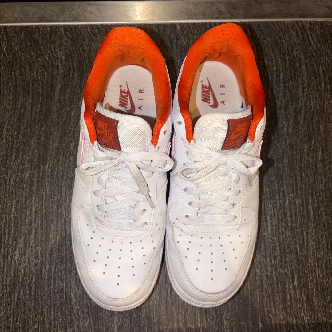 最終値下げNike Air Force 1 White Orange — image 2