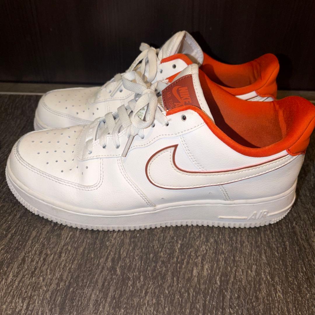 最終値下げNike Air Force 1 White Orange — image 3