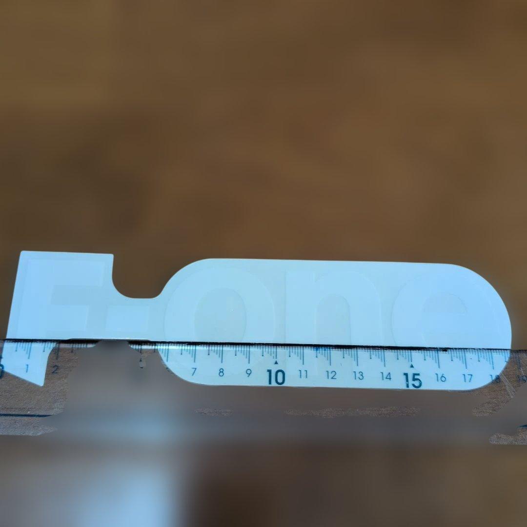 F−oneステッカー　白黒2枚セット — image 2