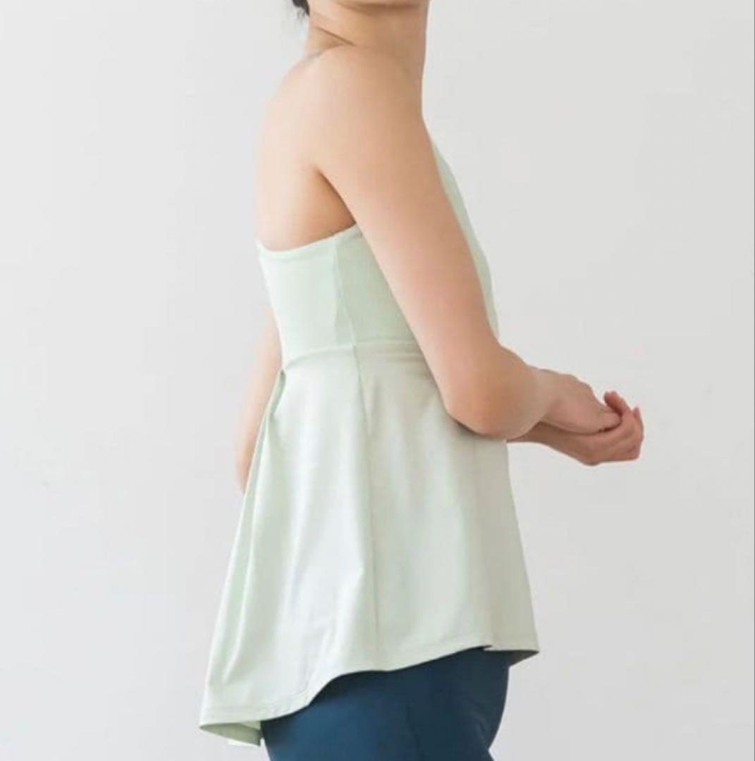 SUKALA ベーシックバックフレアタンクトップ ライトグリーン S — image 3