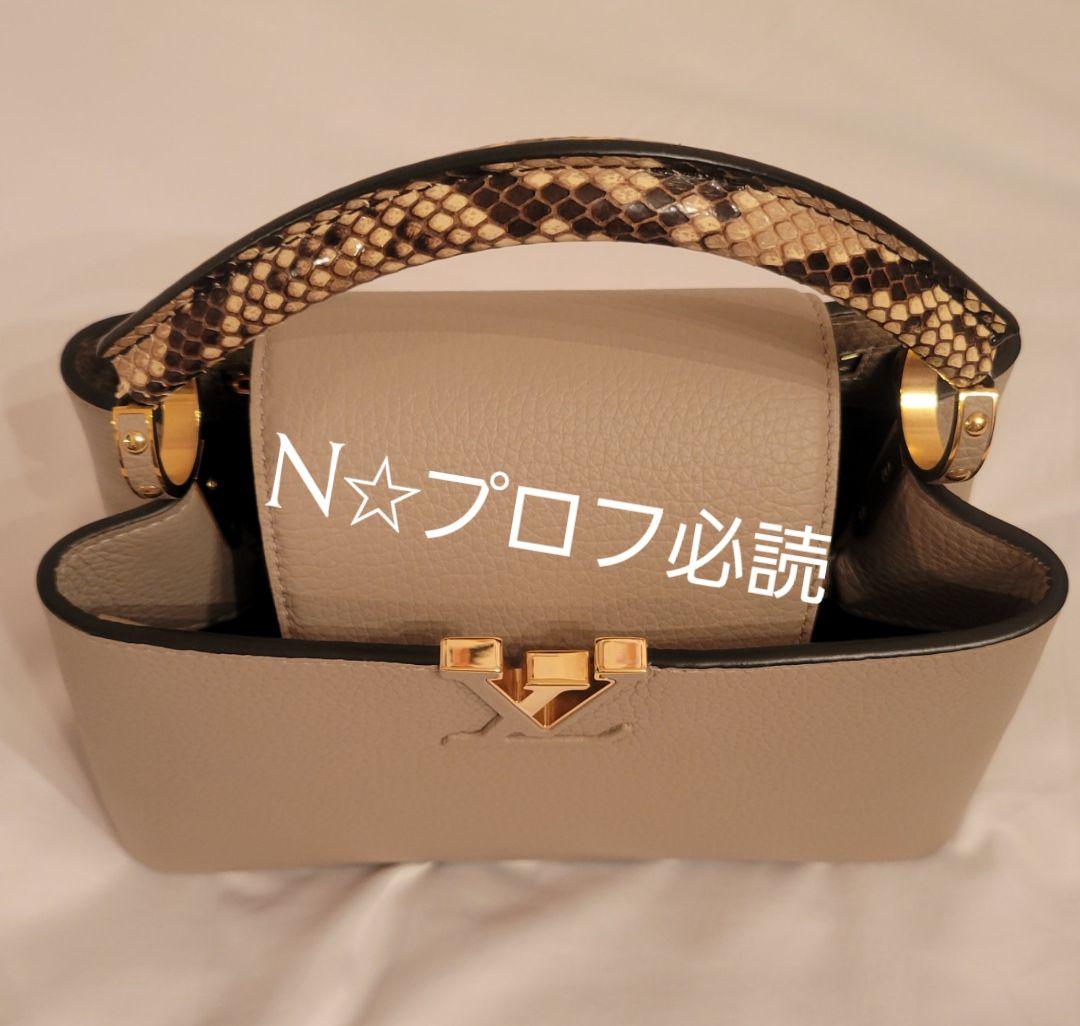 新品未使用☆ルイヴィトン☆カプシーヌBB☆ガレ☆パイソンハンドル — image 4