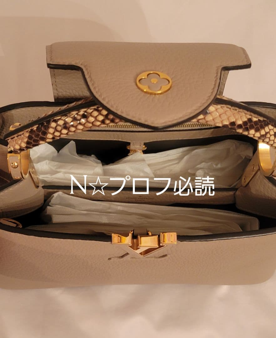 新品未使用☆ルイヴィトン☆カプシーヌBB☆ガレ☆パイソンハンドル — image 5