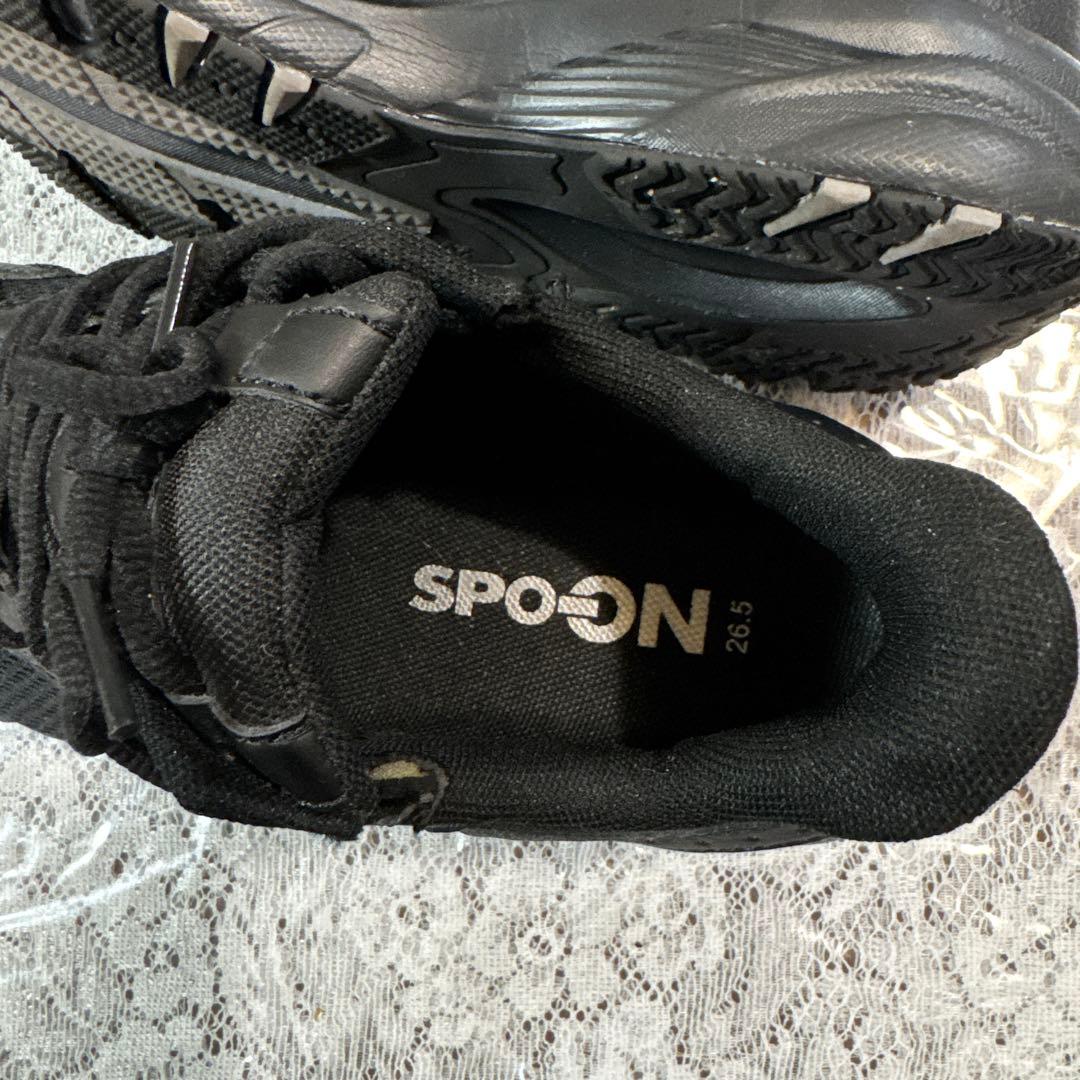 SPOON ⭐️スニーカー ⭐️ブラック⭐️スリップインズ — image 5