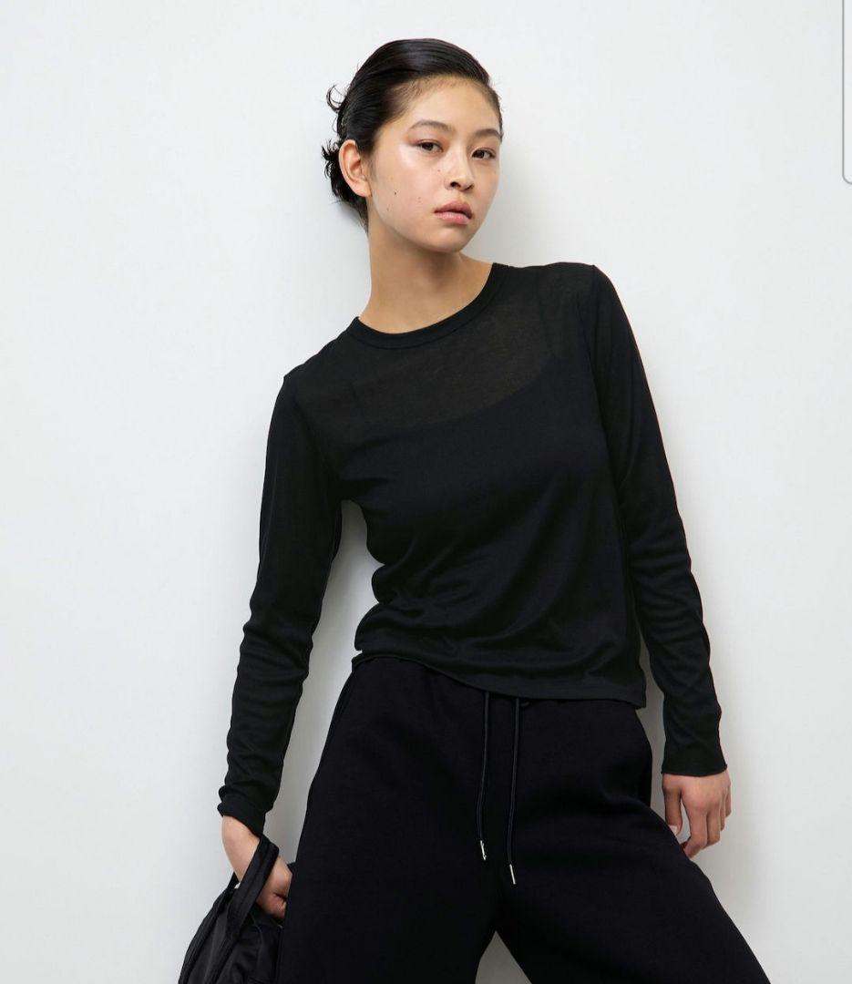 GU　ソフトシアークルーネック — image 2