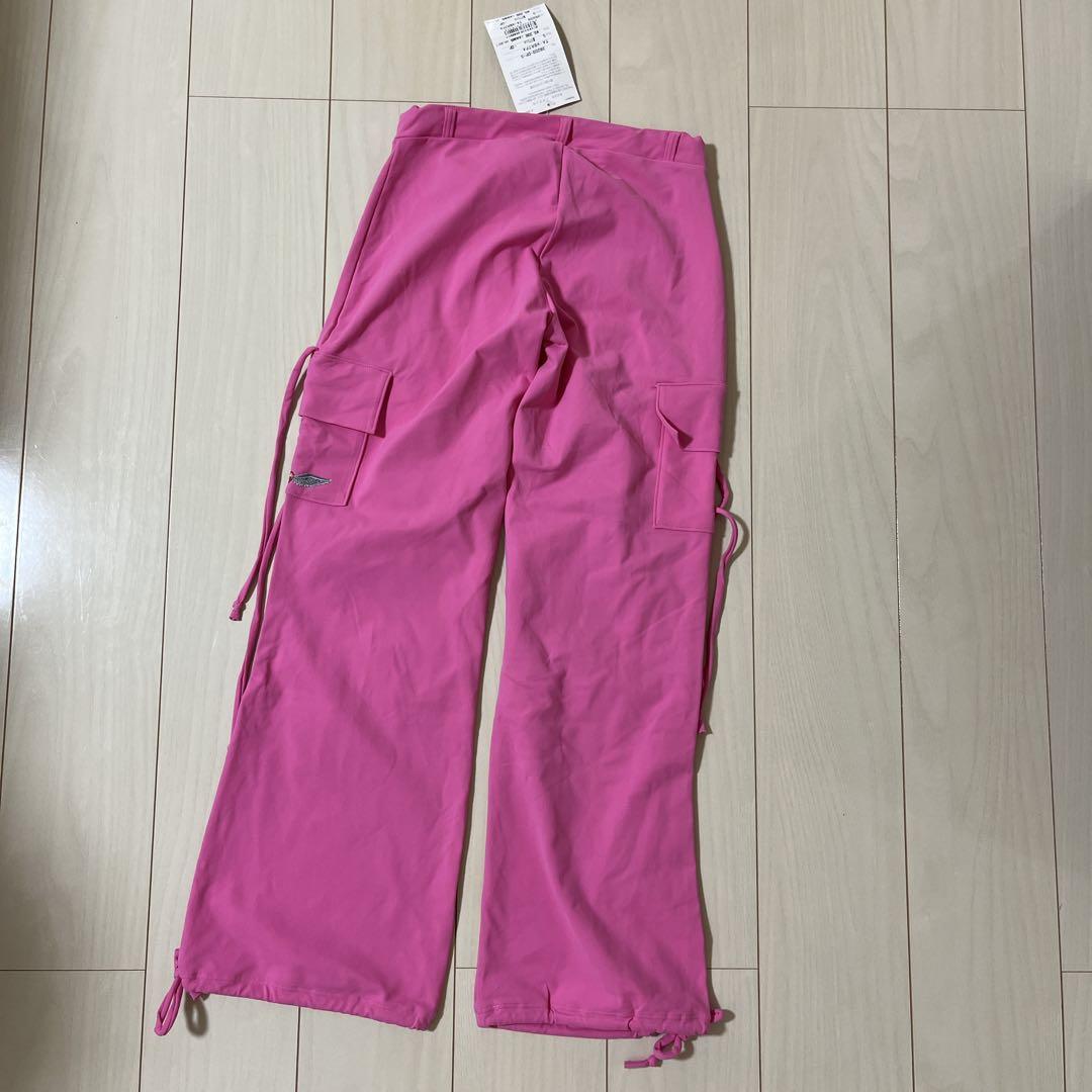 ミカランセ MIKALANCE カーゴパンツ ピンク ヨガ ピラティス Sサイズ — image 5