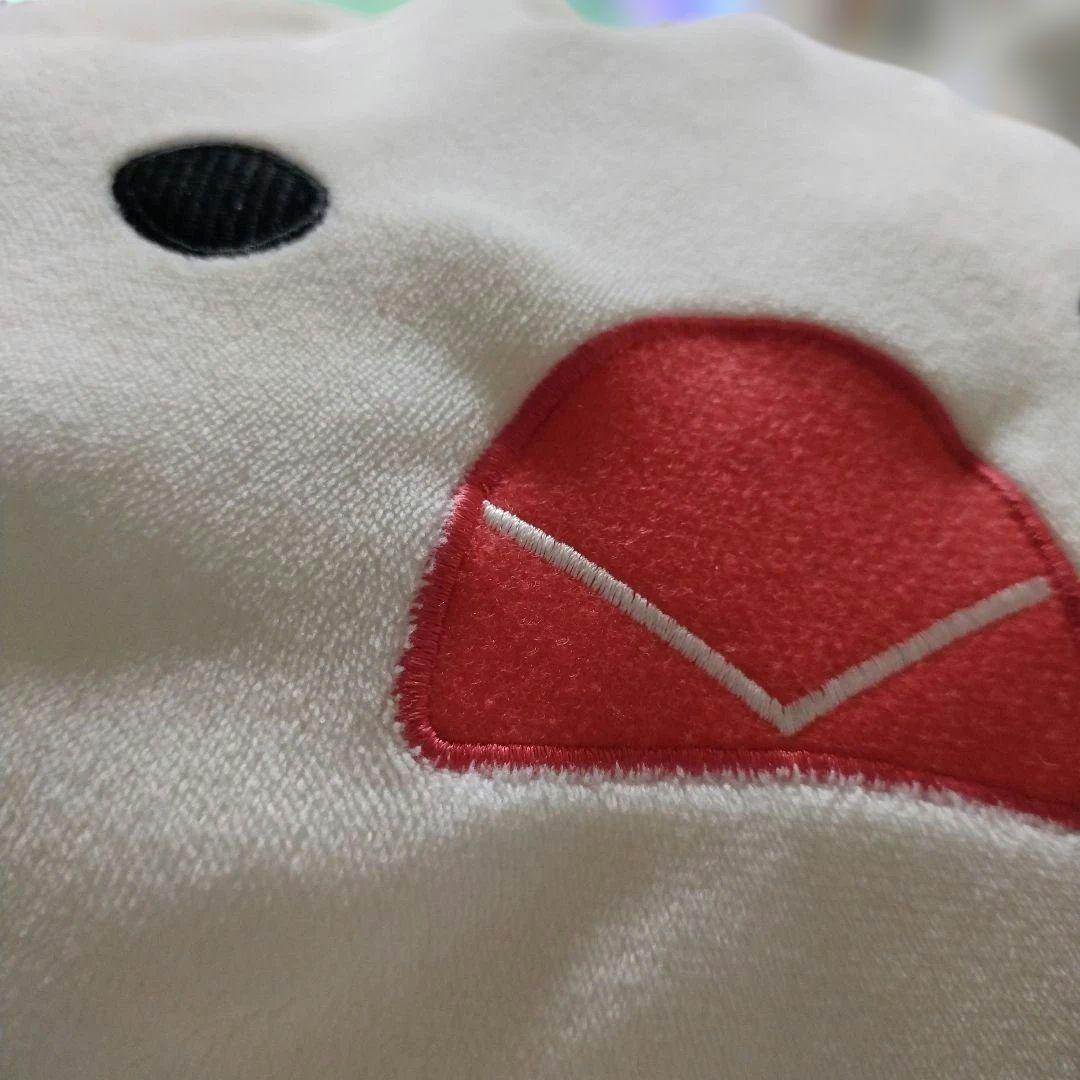 【廃盤希少品】白文鳥ぬいぐるみ　もちふわラウンドクッション　さくらとぶんた — image 2
