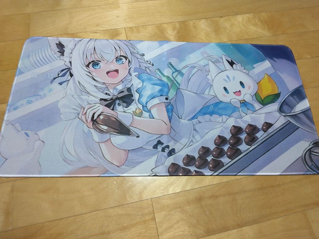 ホロライブ白上フブキ　プレイマット　マウスパッド　ラバーマット　デスクマット — image 3