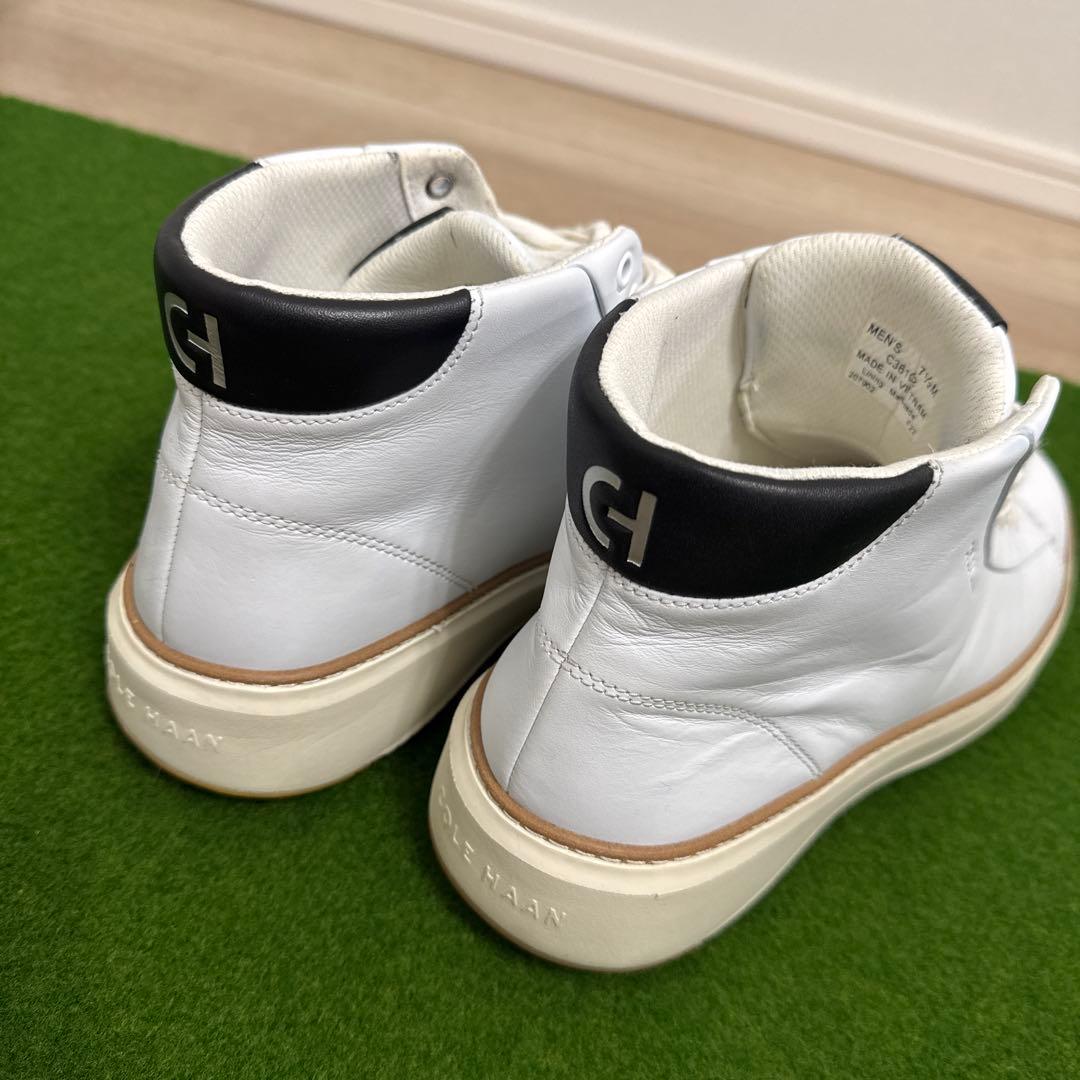 COLE HAAN ハイカットスニーカー ホワイト メンズ 7.5M — image 2