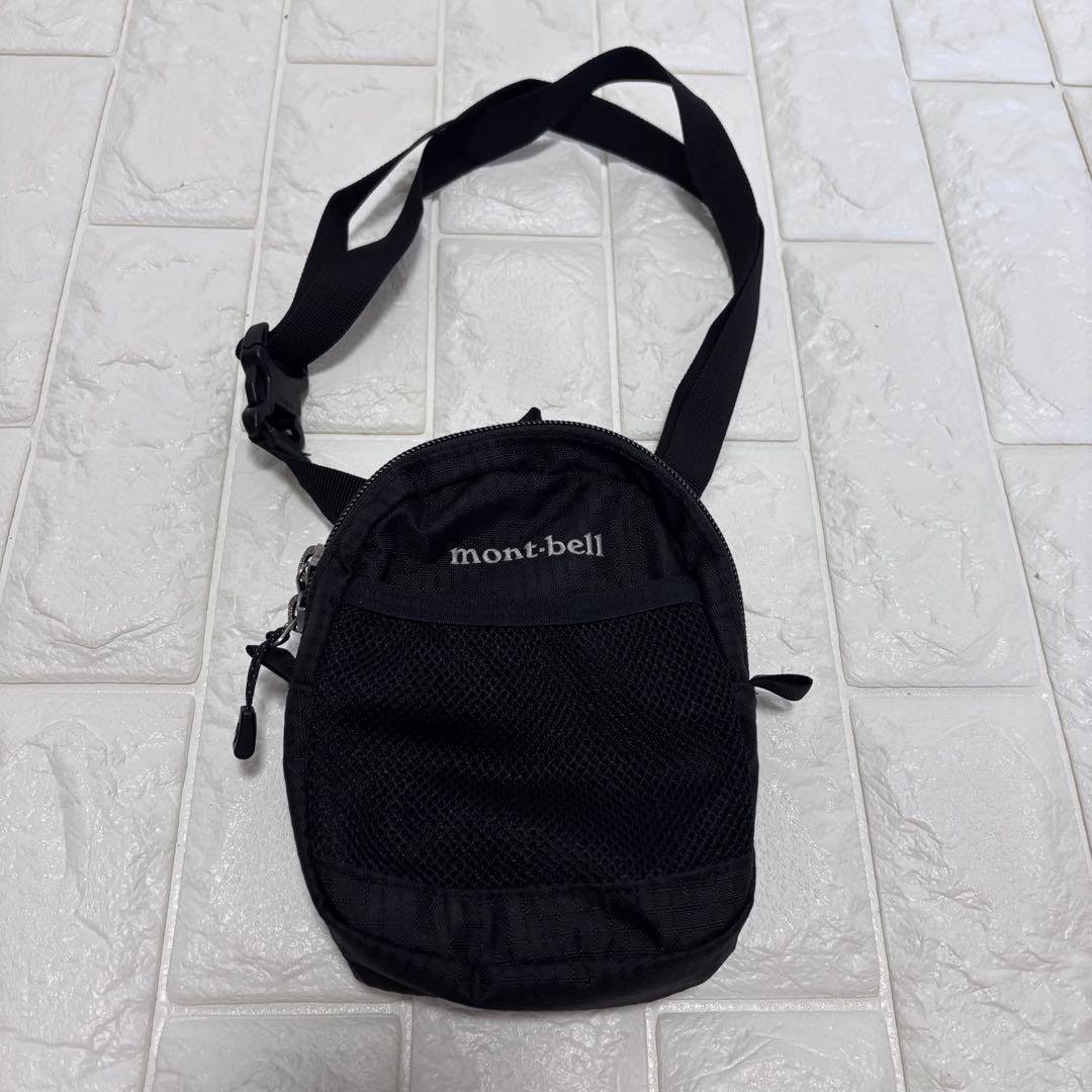 美品 montbell モンベル アタッチャブルポーチ ミニショルダーバッグ 黒 — image 2
