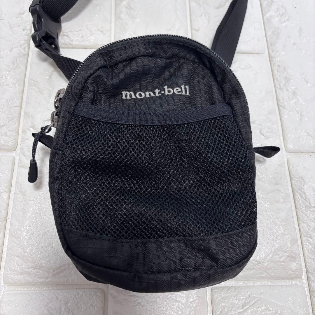 美品 montbell モンベル アタッチャブルポーチ ミニショルダーバッグ 黒 — image 3